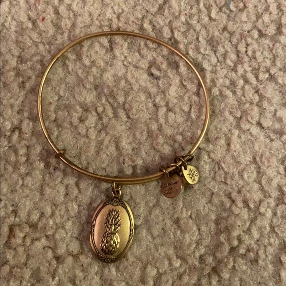 Alex and ani pineapple adjustable bracelet